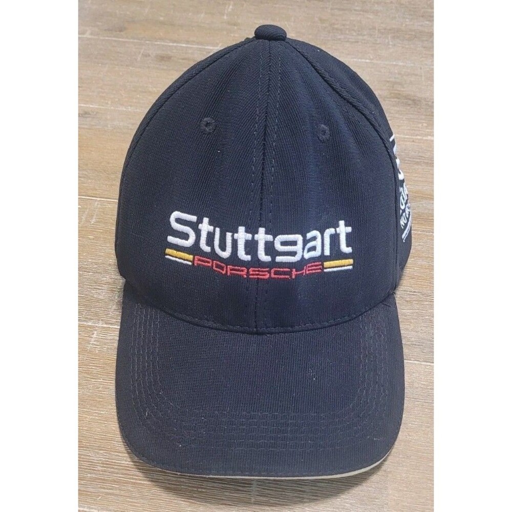 Stuttgart Porsche Black Hat 8 Stores In Brazil Adjustable Strap Cap Logo On Back